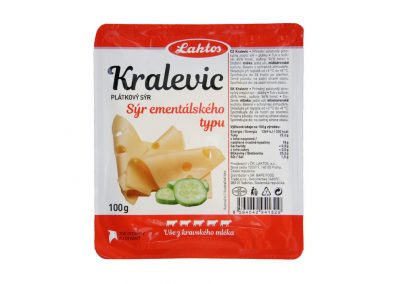 Kralevic plátky-sýr ementálského typu 100 g