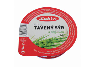 Tavený sýr jemný 45% s pažitkou 80 g