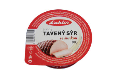 Tavený sýr jemný 60% se šunkou 80 g