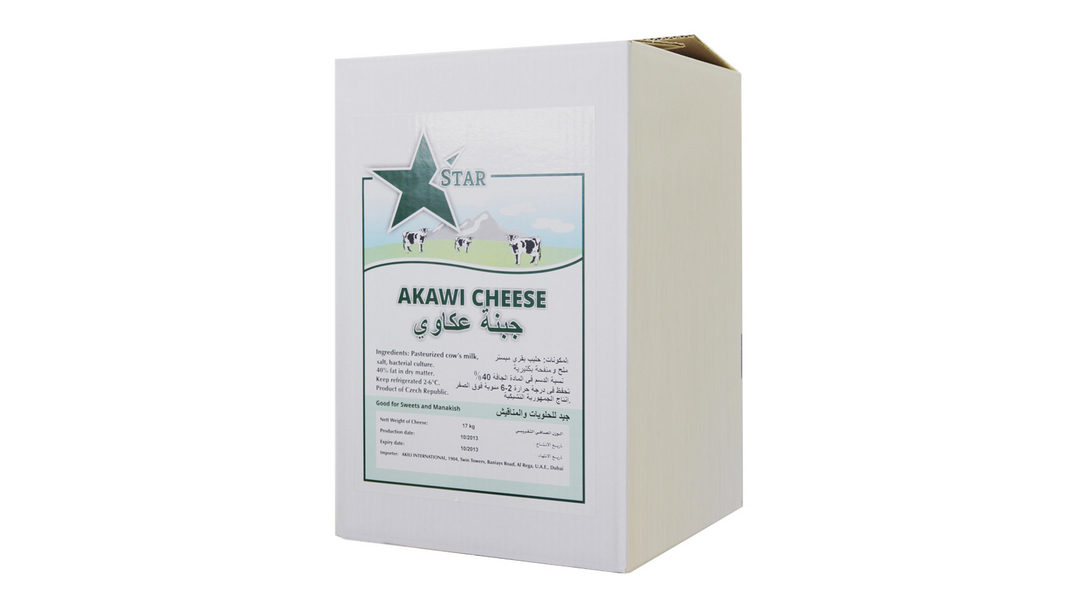 White Akawi cheese Star brand