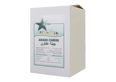 White Akawi cheese Star brand