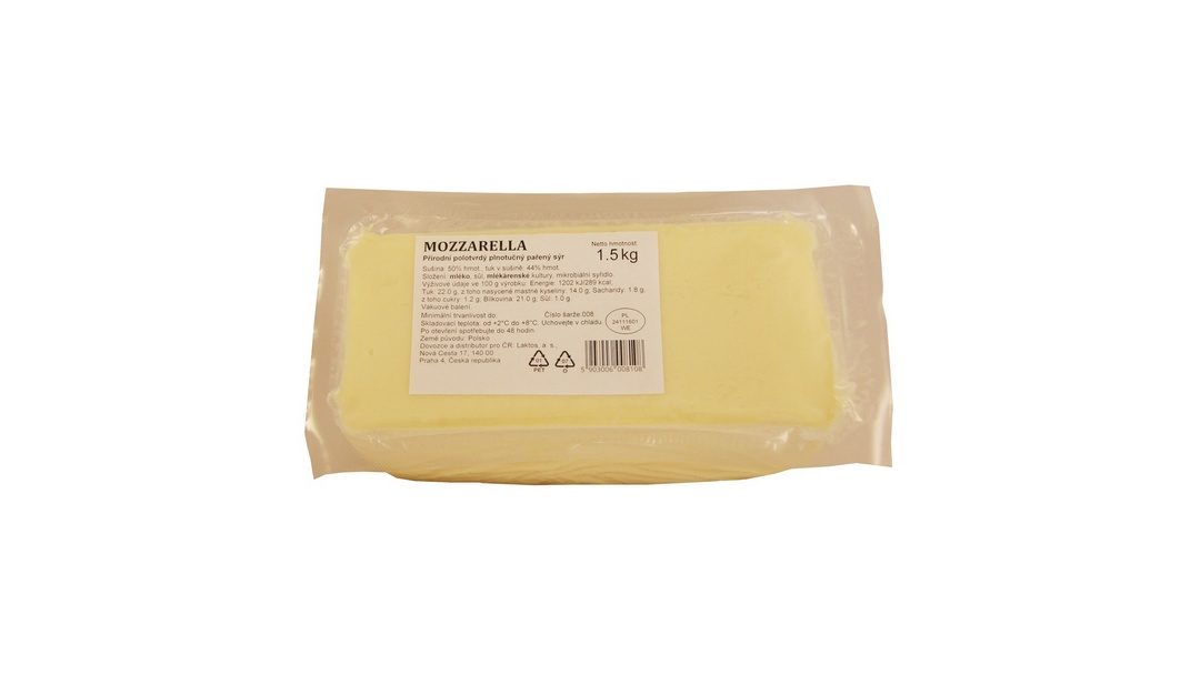 Mozzarella 1,5 kg