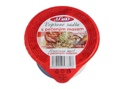 Vepřové sádlo s pečenýnm masem, 200 g